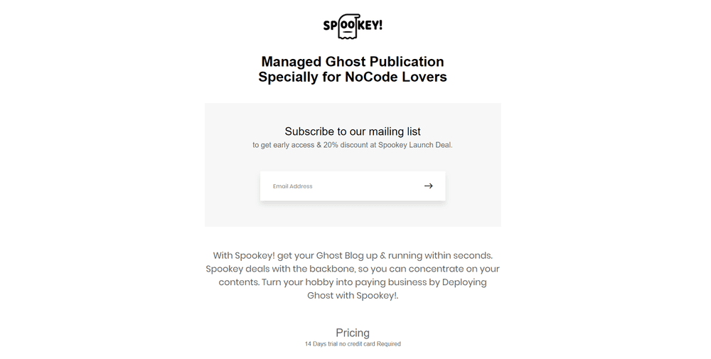 "It's a little vague on what you do and what you offer to the user"