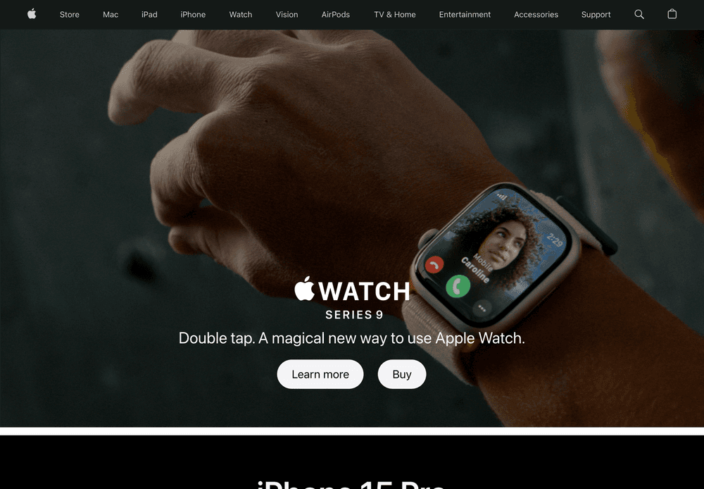 "I love the way the watch is shown here!"